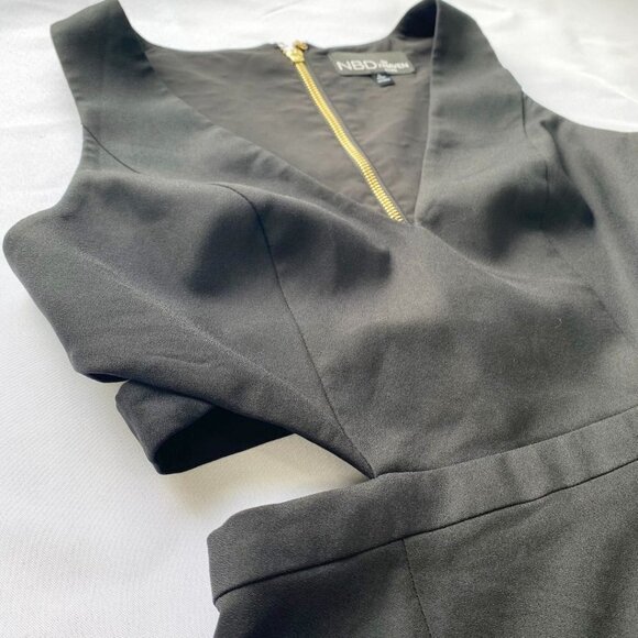 NBD X THE NAVEN TWINS SWEET DREAMS BLACK CUT OUT MINI DRESS - S - Picture 9 of 11